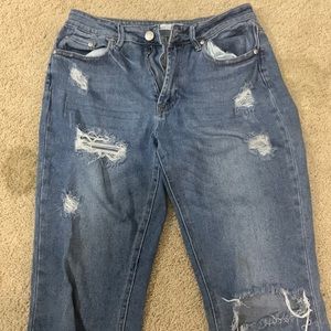 almost famous mom jeans